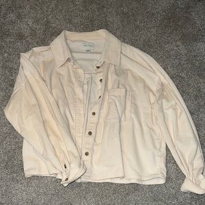 Corduroy cropped jacket from American eagle.